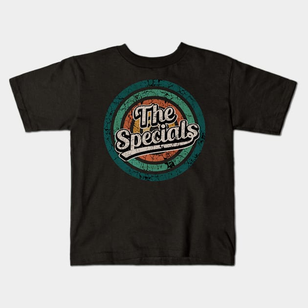 The Specials // Retro Circle Crack Vintage Kids T-Shirt by People Mask